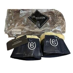 Equestrian Stockholm Navy Bell Boots - NEW - Size small
